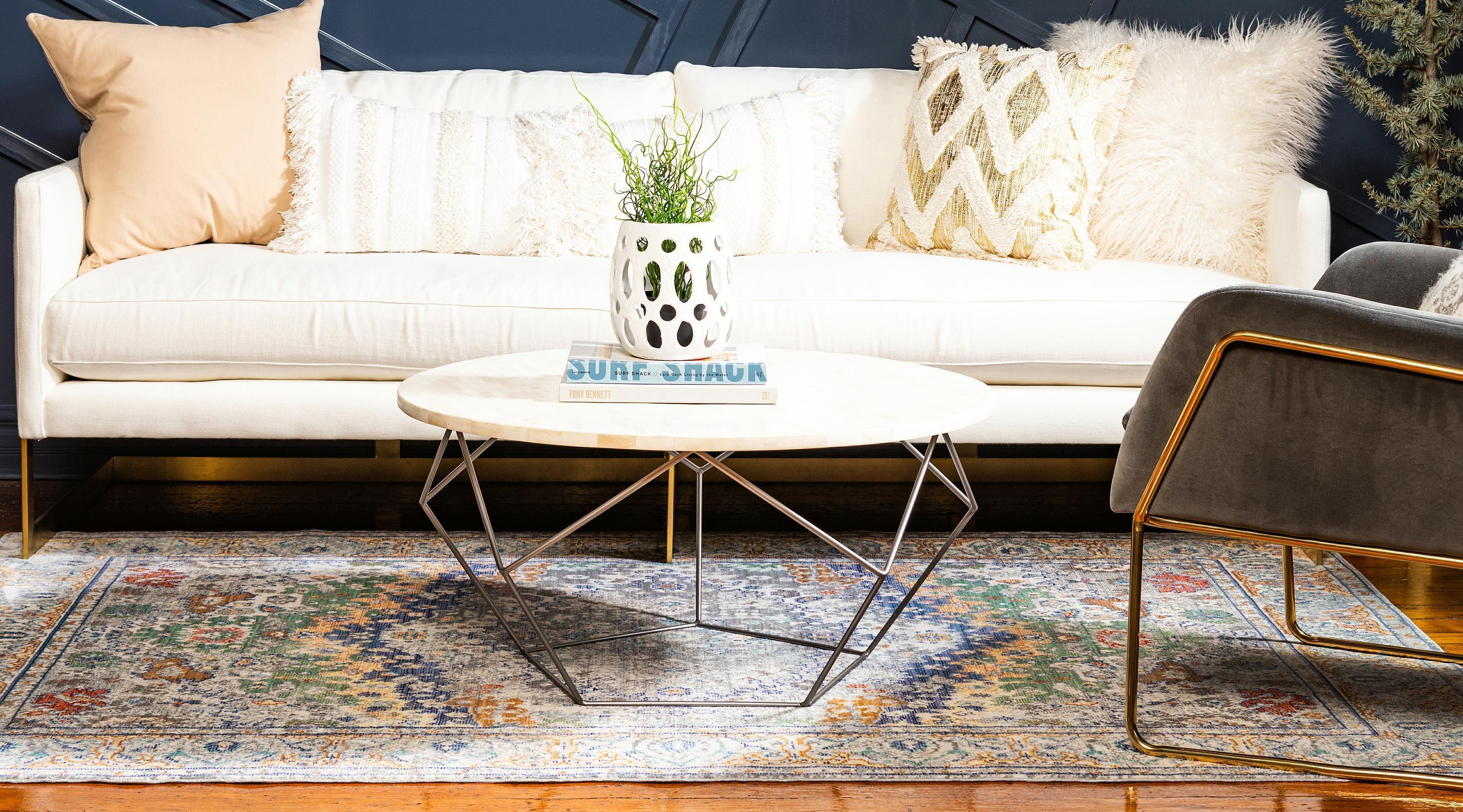 Turner - Gray & Blue Area Rug
