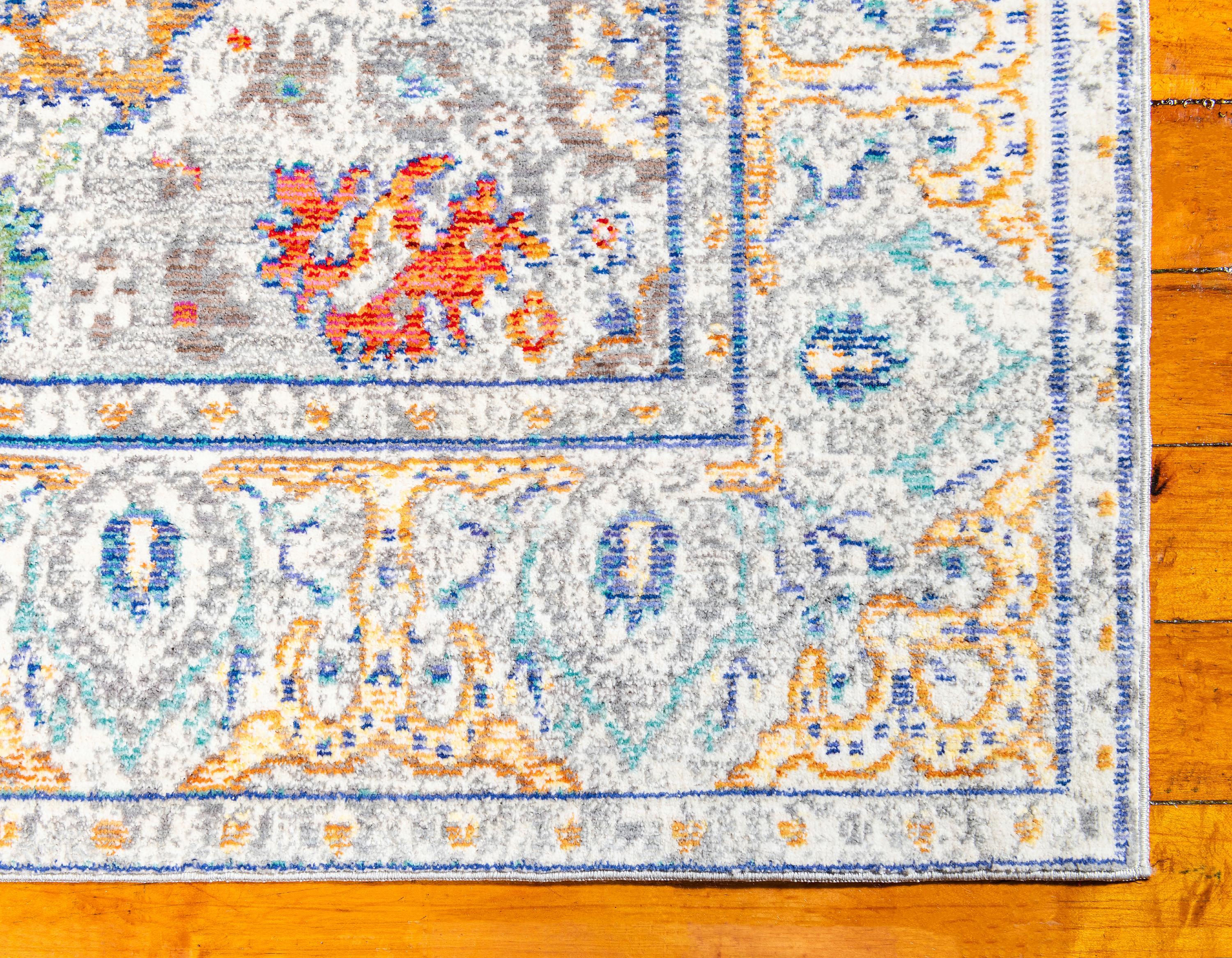 Turner - Gray & Blue Area Rug